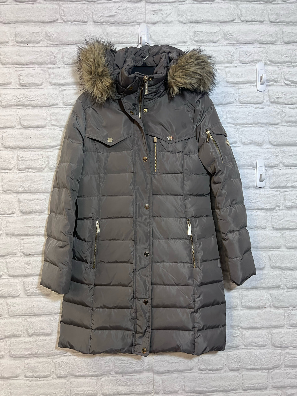 Size S MICHAEL Michael Kors Down & Feather Filled Coat