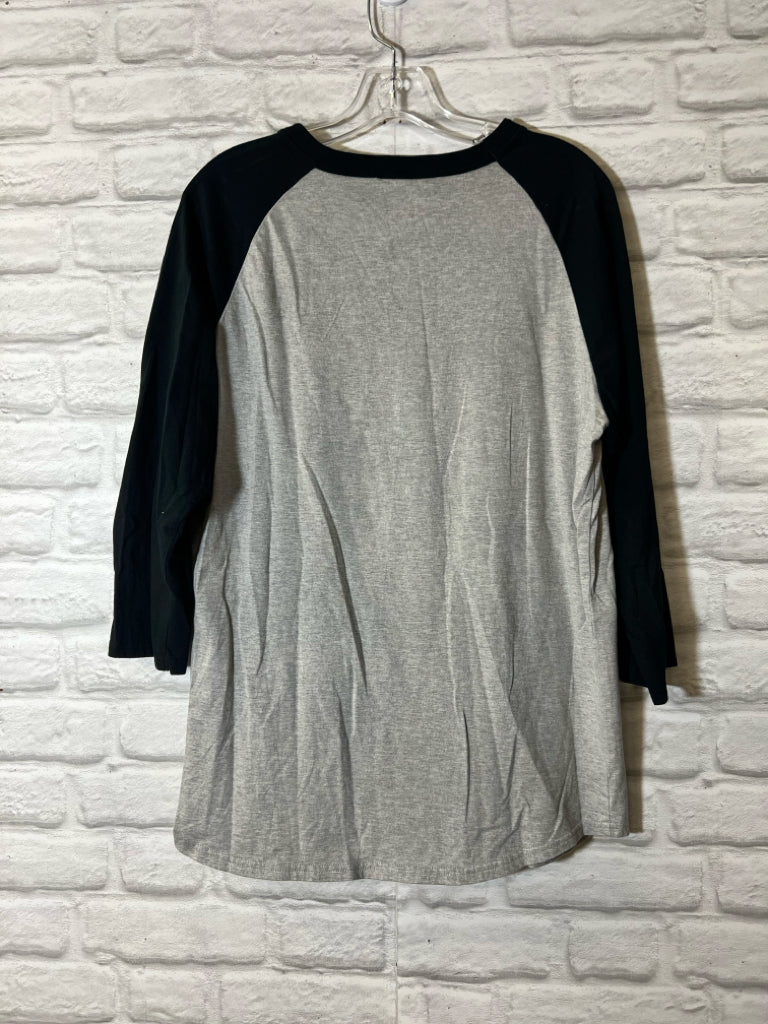 Sport-Tek Size Medium Gray & Black T-Shirt