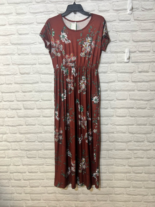 Size L floral maxi dress