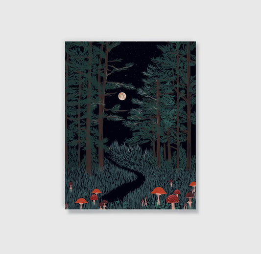 Denik Moonrise Forest medium Layflat Notebook