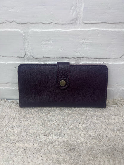 Portland Leather Burgundy Plum Wallet