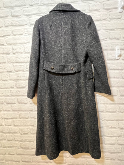 Arlette Vintage Gray Wool Trench Coat