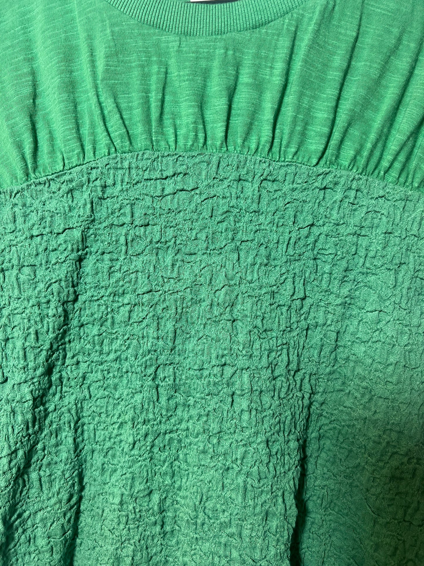Size XL Maeve Green Cotton Blouse