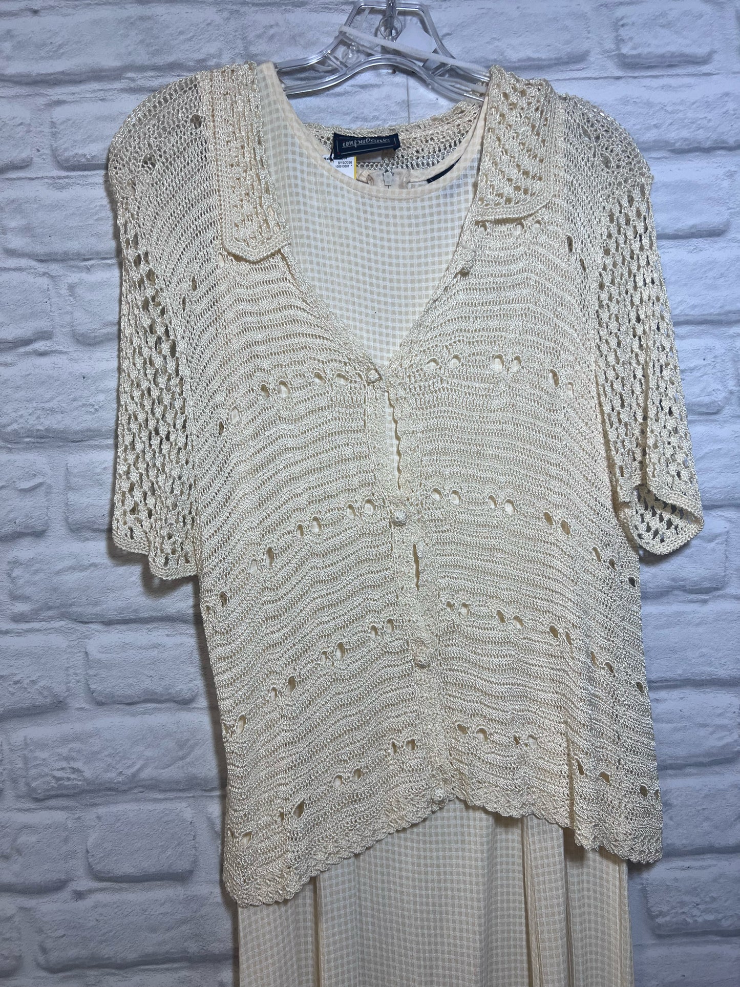 Impulse Brand Vintage 90's Two-Piece Dress & Cardigan Combo
