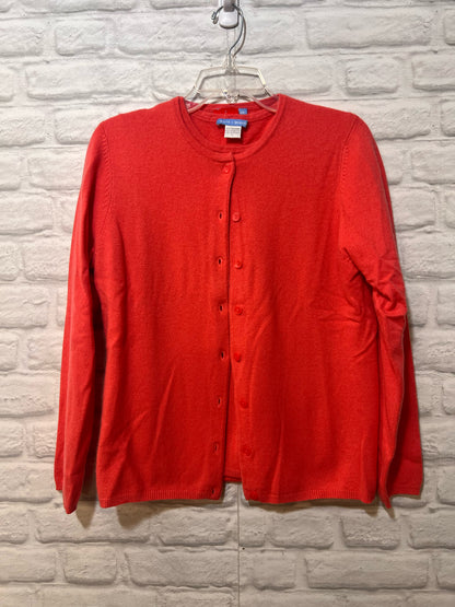 Size L White + Warren Peach Cashmere Sweater Set (2 Piece)