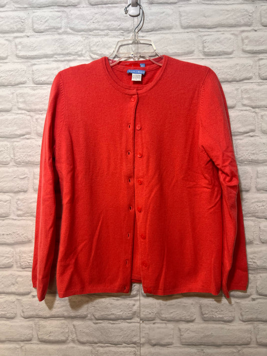 Size L White + Warren Peach Cashmere Sweater Set (2 Piece)