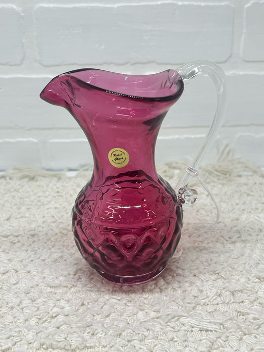 Small Rossi Glass blown glass pitcher
