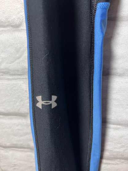 Under Armour Size L Blue & Black Compression Leggings