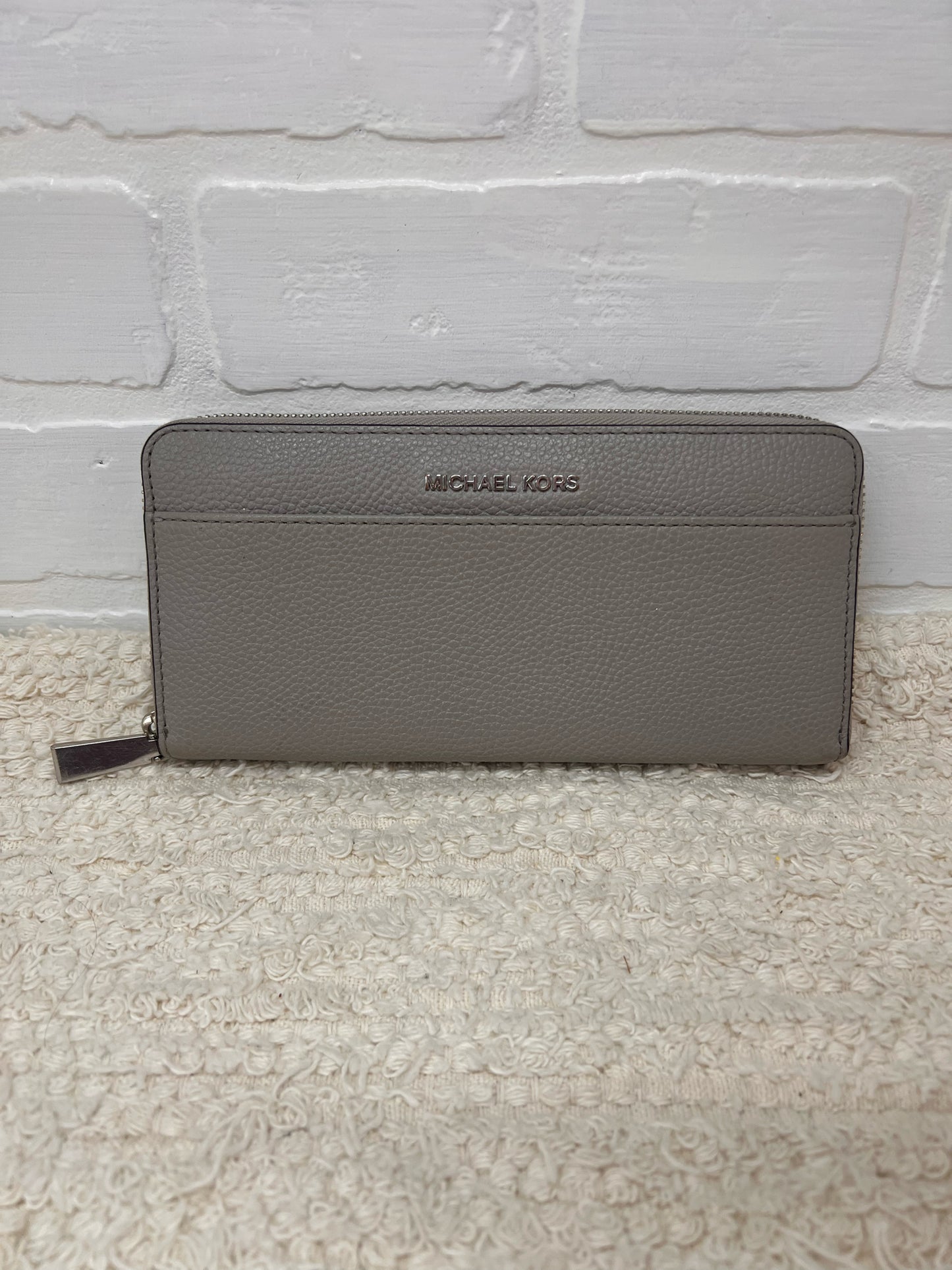 MICHAEL Michael Kors Gray Zip Around  Wallet