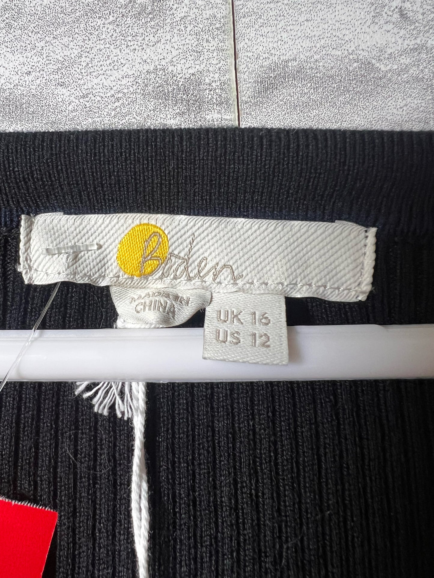 Size 12 Boden Black Button Down  NWT Cardigan