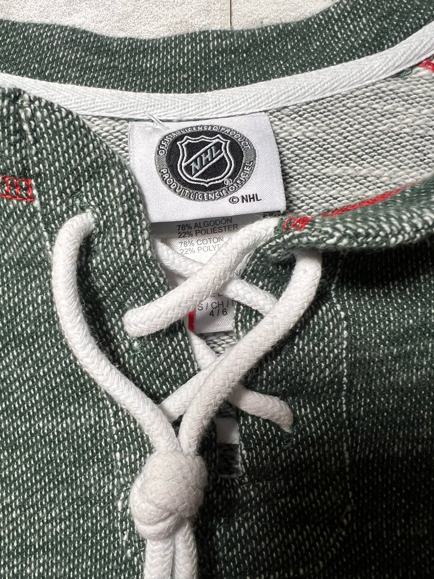 Size S NHL MN Wild Hockey Casual Top