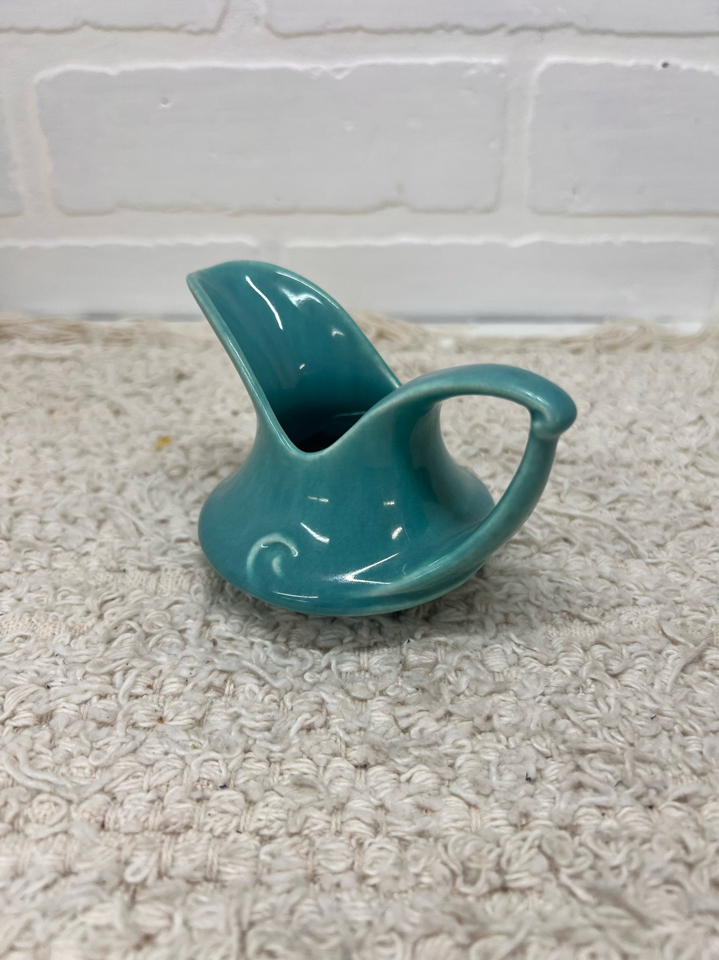 Red Wing Pottery Cream & Sugar Set - Gypsy Trail Turquoise BLue