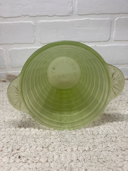 1930's Uranium Glass Frigidaire Ice Bucket