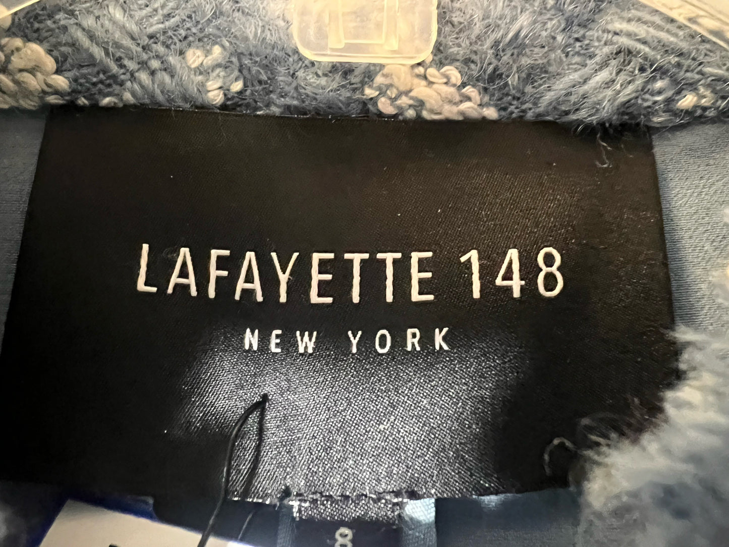 Size 8 & 10 Lafayette 148 Wool Blend Jacket & Skirt Set
