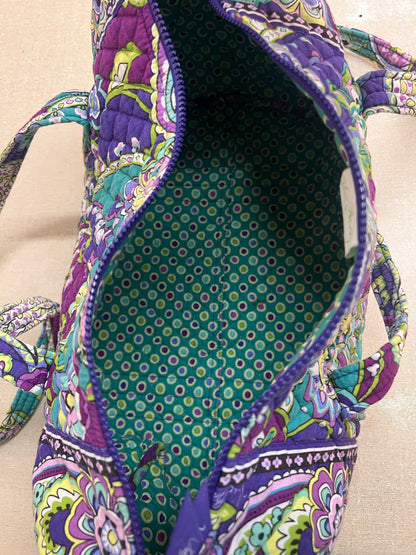 Vera Bradley Heather Purple Paisley Quilted Duffle