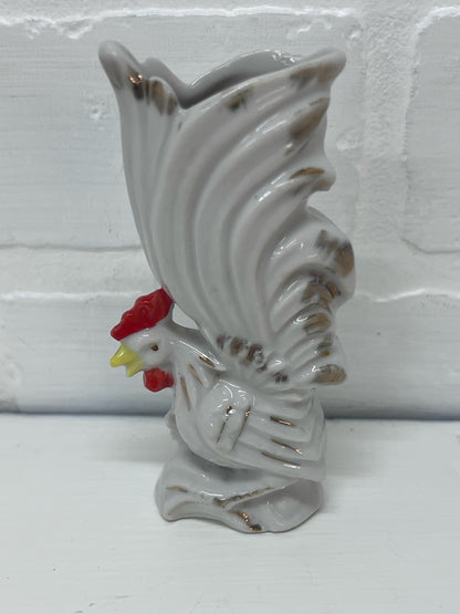 Vintage Rooster Bud Vase - Midcentury Japan