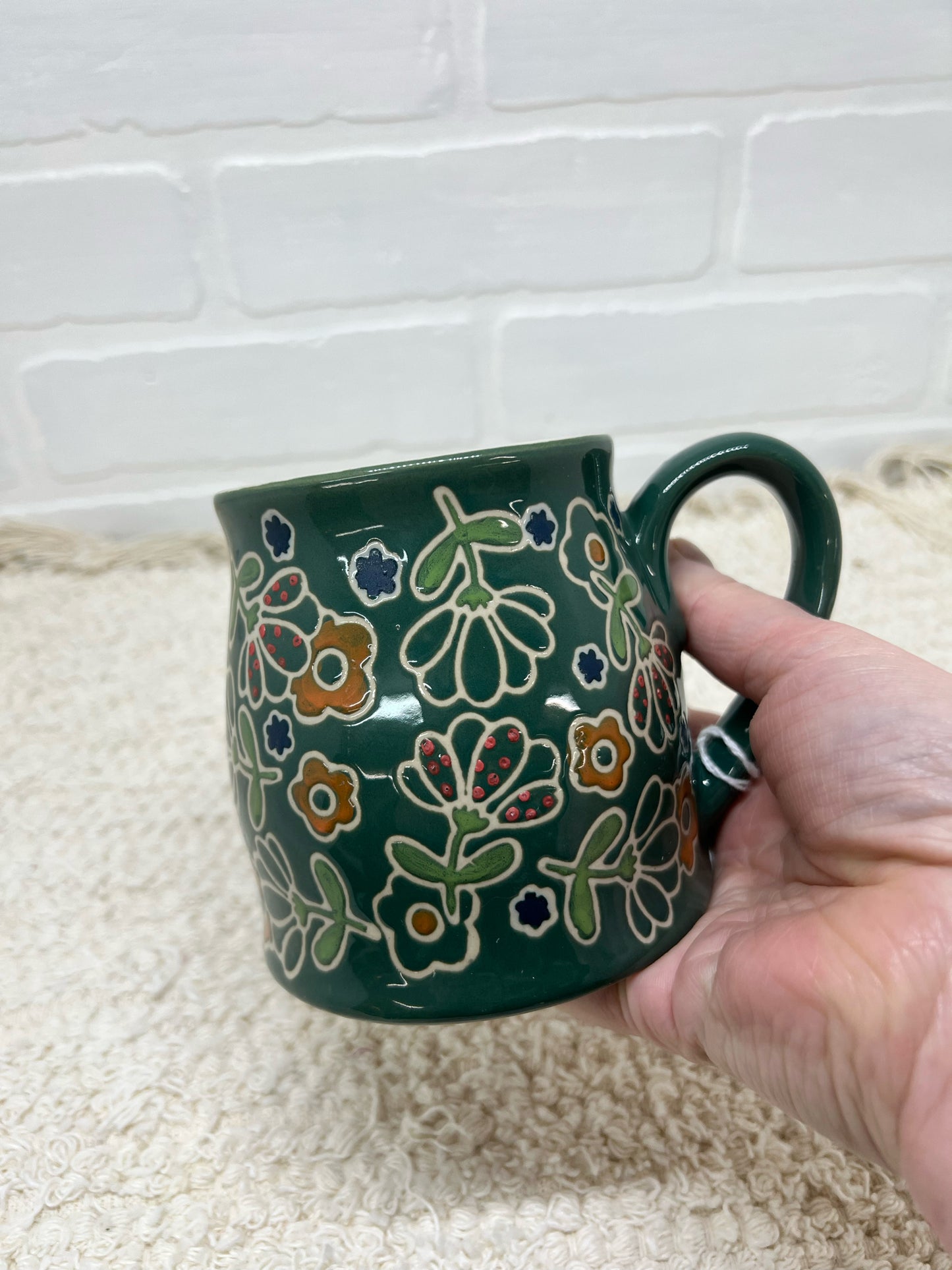 Floral mug or planter