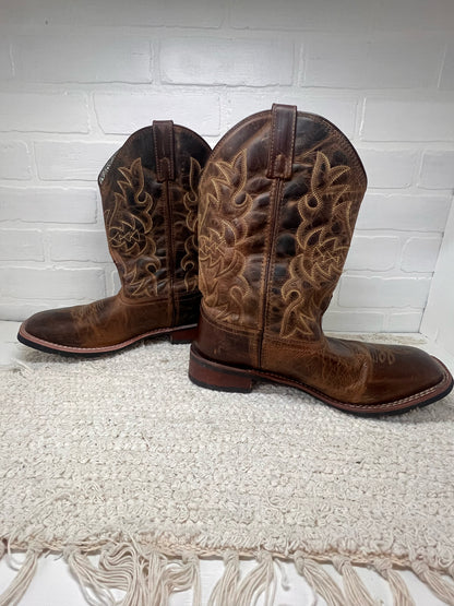Shoe Size 10 Laredo Anita Western Boots - Brown Leather
