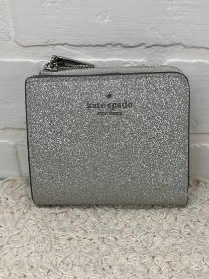 Kate Spade Silver Glitter Leather Coin Purse/Wallet