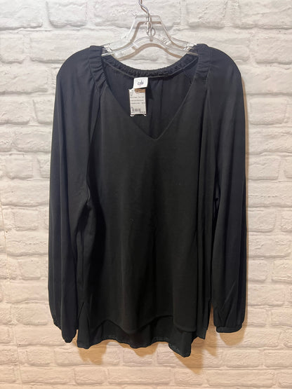 Size XL CAbi Black Blouse