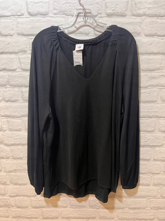 Size XL CAbi Black Blouse