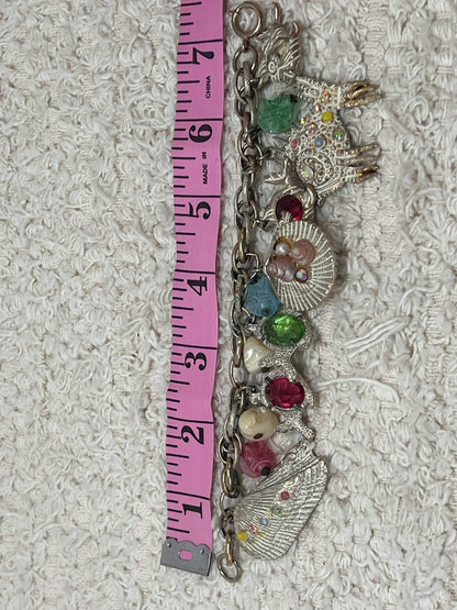Vintage Sea-Inspired Charm Bracelet