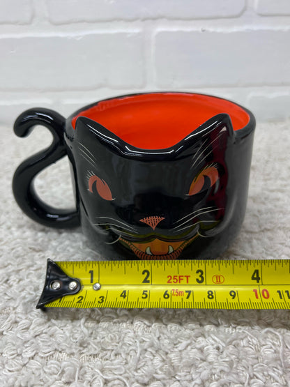 Beistle Halloween Black Cat Mug