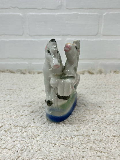 Mid-Century figurine of horses