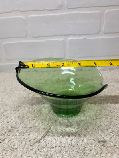 Viking Glass Green Bon Bon Bowl