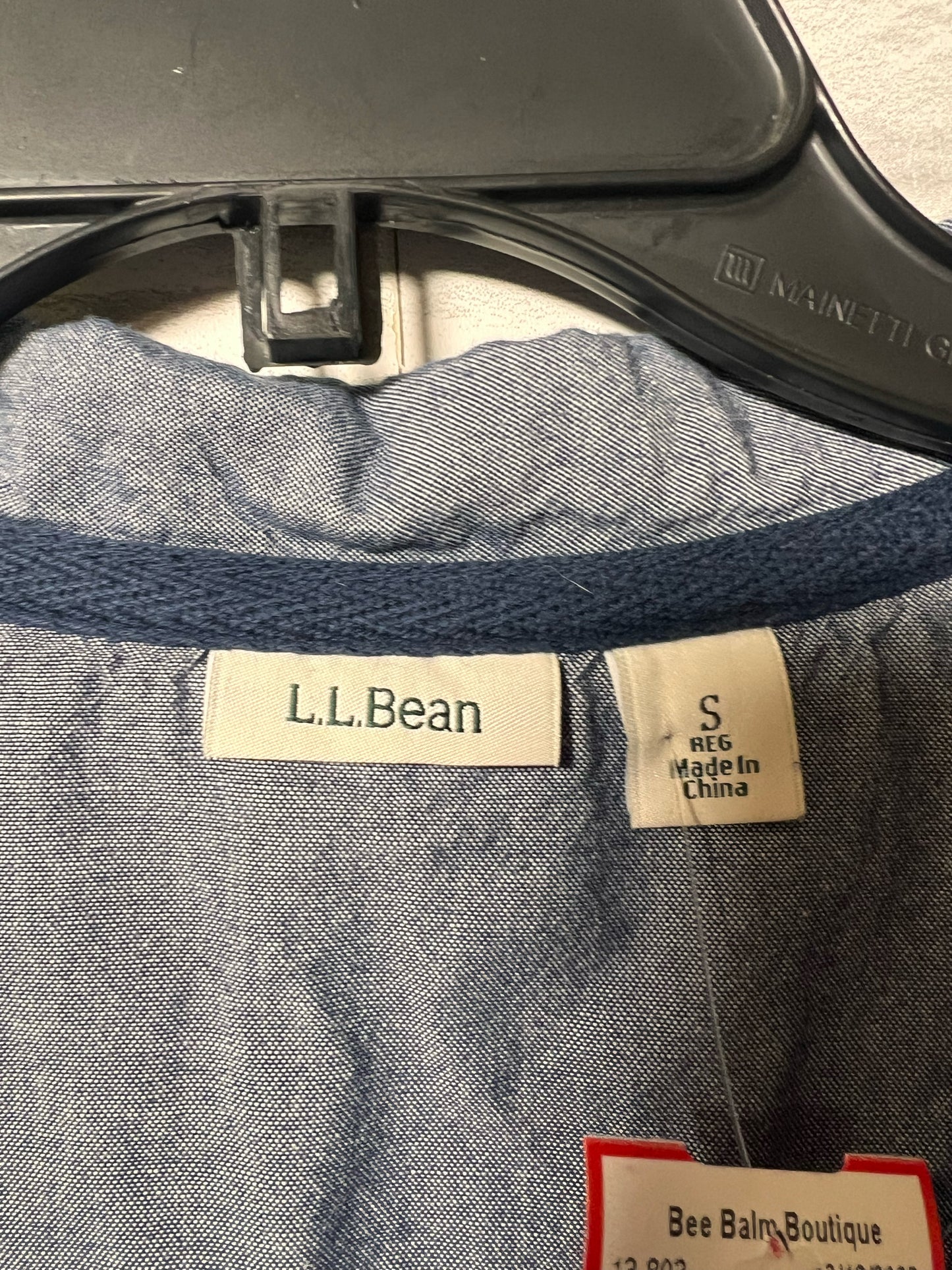 Size S LL Bean 100% cotton shirt