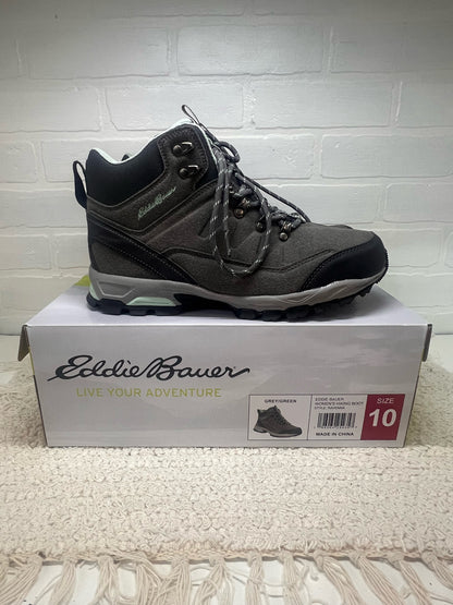 Eddie Bauer Ravenna Women's Hiking Boots: Size 10 Grayt/Green