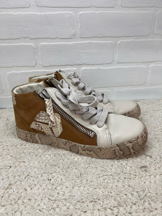 Shoe Size 6.5 Dolce Hightop Snakeskin Detail Sneakers