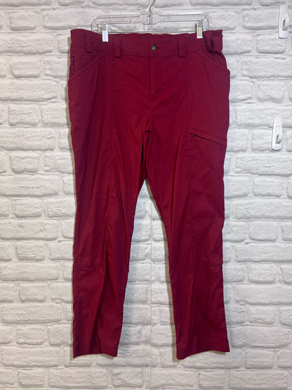 Duluth Trading Co. Size 16 Red Nylon Cargo Pants