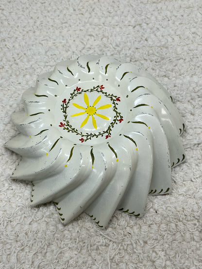 Vintage hand painted pan