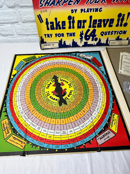 Vintage 1940's 'Take it or Leave it' board game