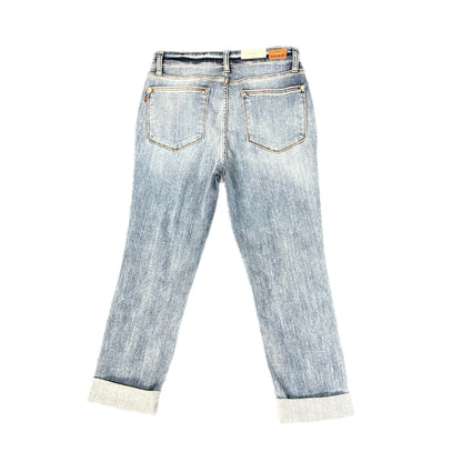 Judy Blue  Mid-Rise Skinny Fit Capri Jeans