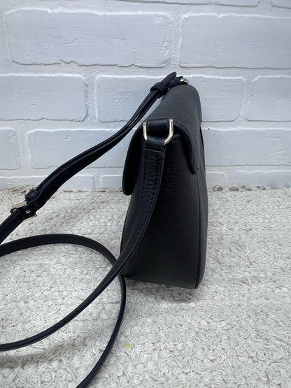Kate Spade Monica Mini Flap Crossbody in Black Leather