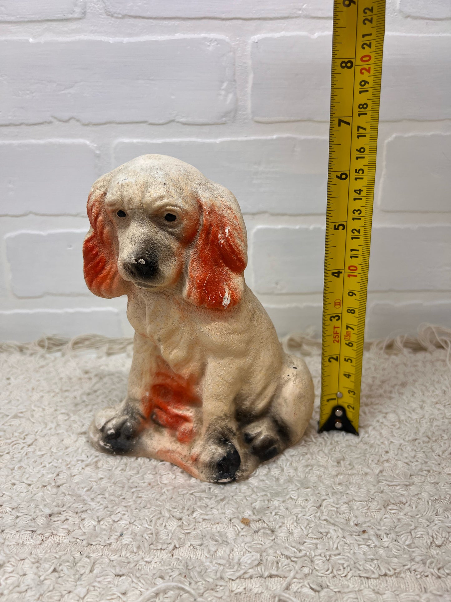 Vintage Chalkware Dog - Carnival Prize