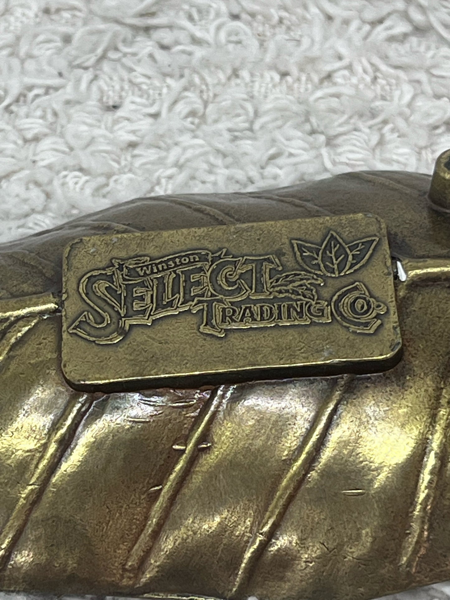 Winston Select Trading Co. Brass Leaf Ashtray