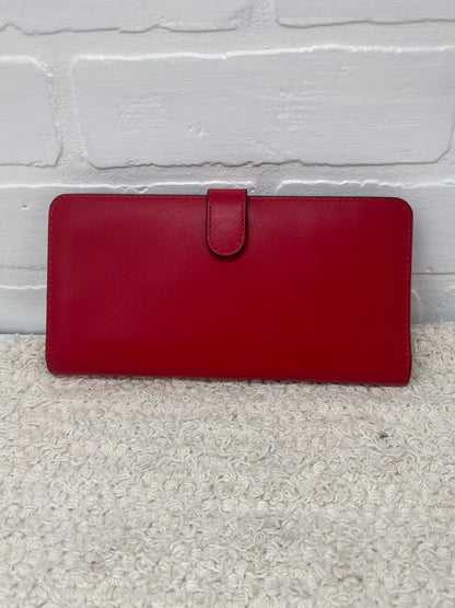Coach Leather Red Clutch Wallet - New without tags