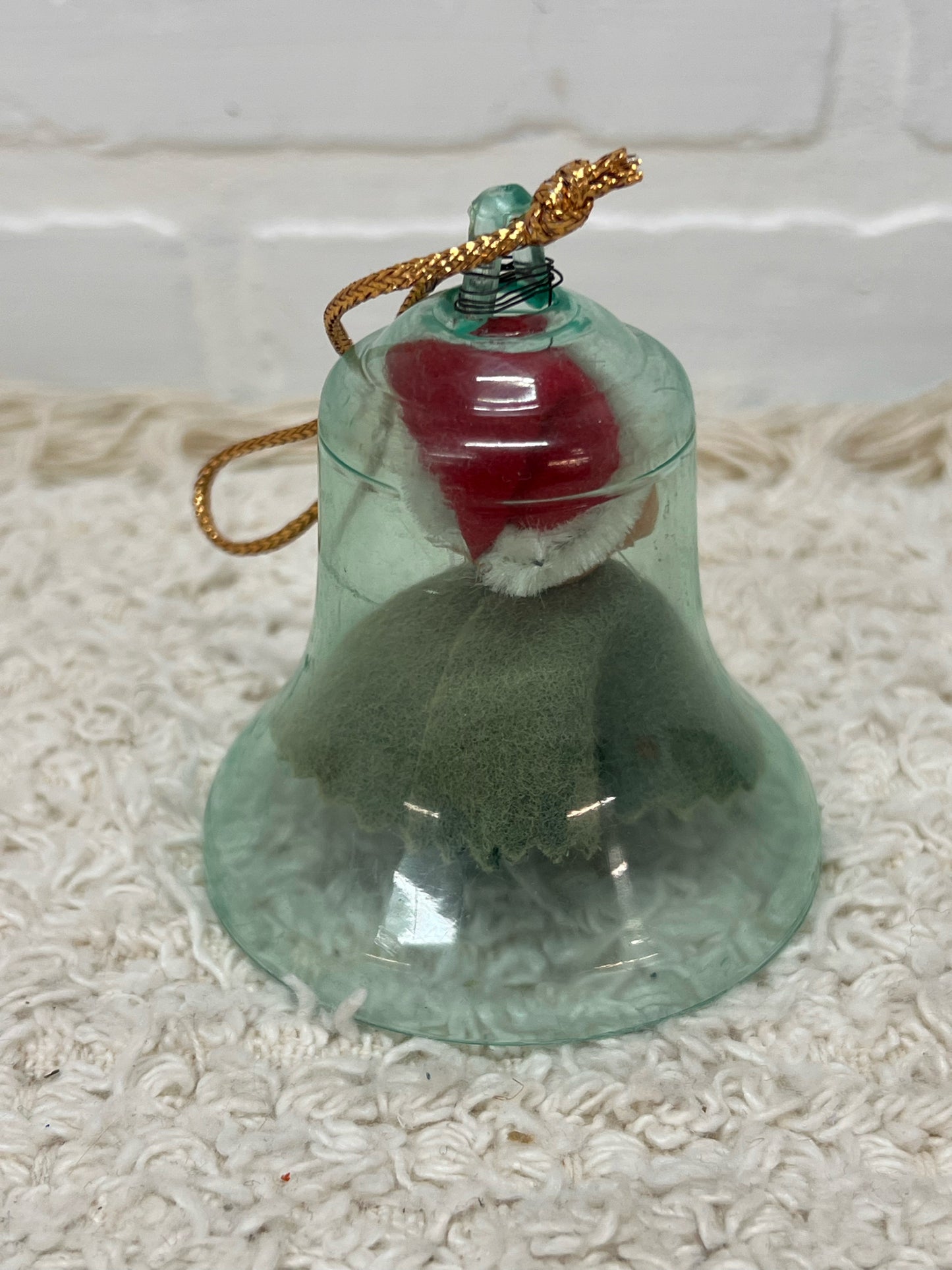 Mid-Century Pixie in a Bell Ornament