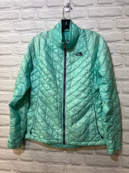 Size M The North Face Lightweight Quilted Jacket Light Blue