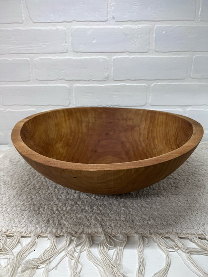 Large Hard Wood Clarendon Vermont Bowl