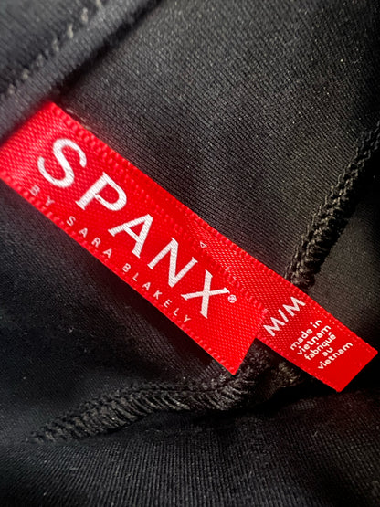 Spanx Black Cropped Length Pull-On Style Pants Medium