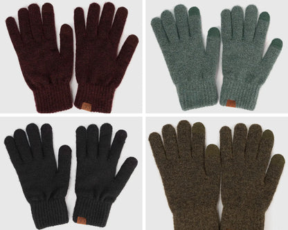 CC Recycled Yarn Touchscreen Gloves – Heather Colors Unisex