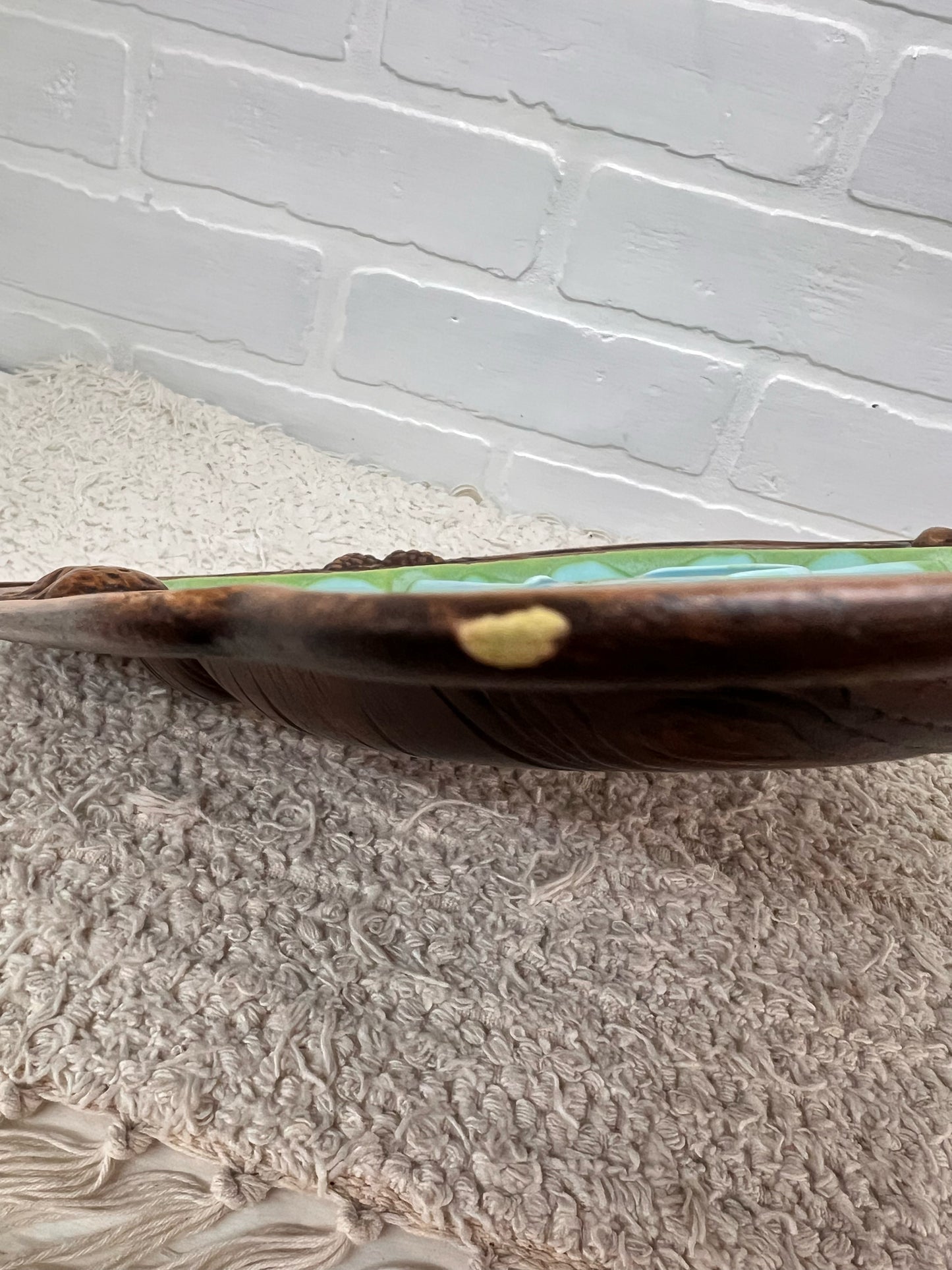 Vintage Treasure Craft Divided Serving Tray - Fruit Motif