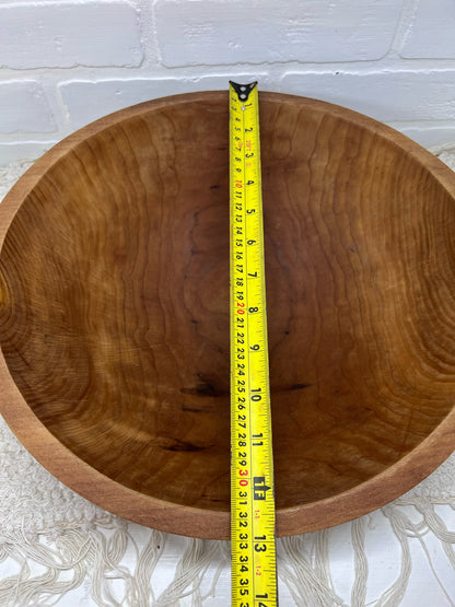 Large Hard Wood Clarendon Vermont Bowl