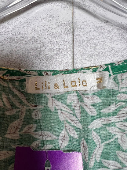 Size M Lili & Lala Green Floral Dress