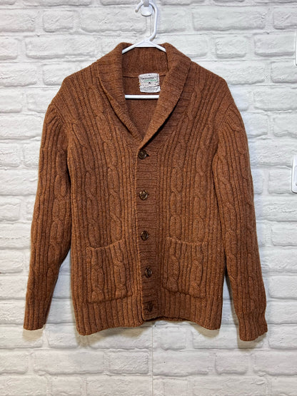 California Ranchwear Vintage Shetland Wool Shawl Collar Cardigan