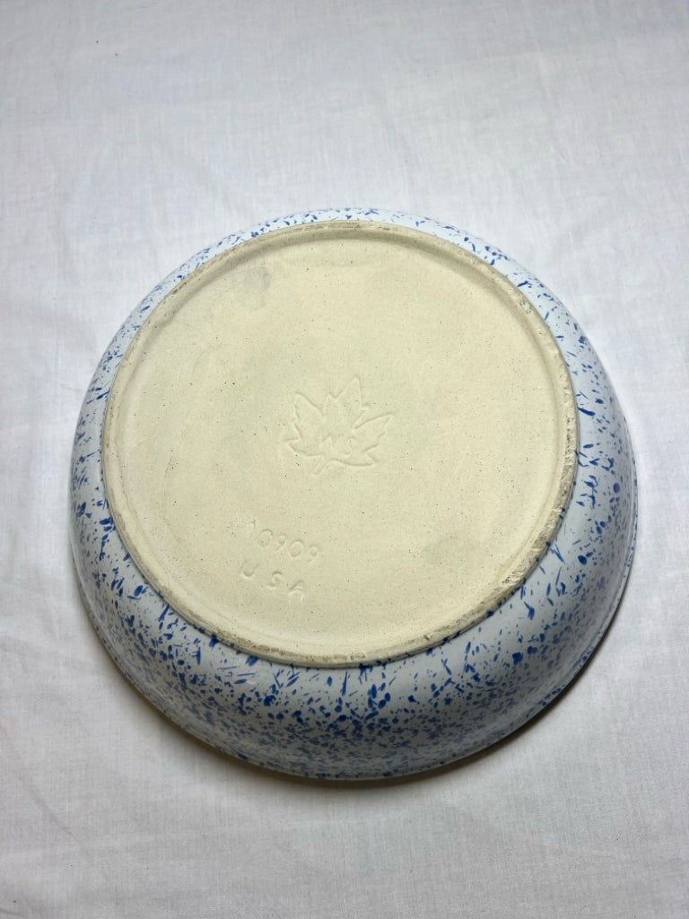 Monmouth Western Stoneware shallow spatterware